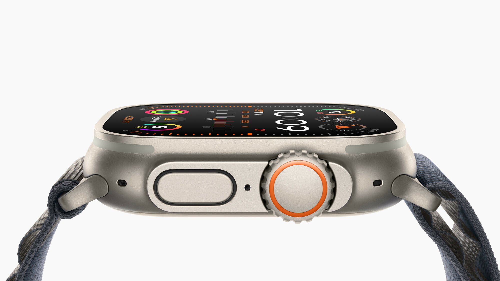 Apple Watch Ultra 2 from the side