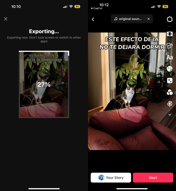 How to do the AI expansion filter on TikTok