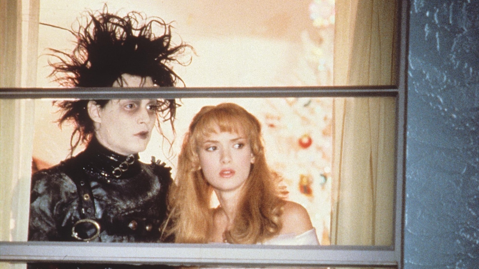 Johnny Depp and Winona Ryder in "Edward Scissorhands."