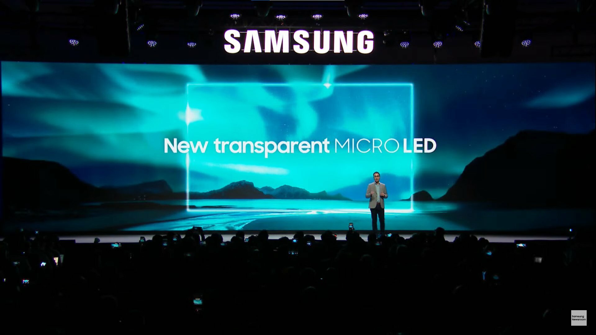 Samsung transparent Micro LED