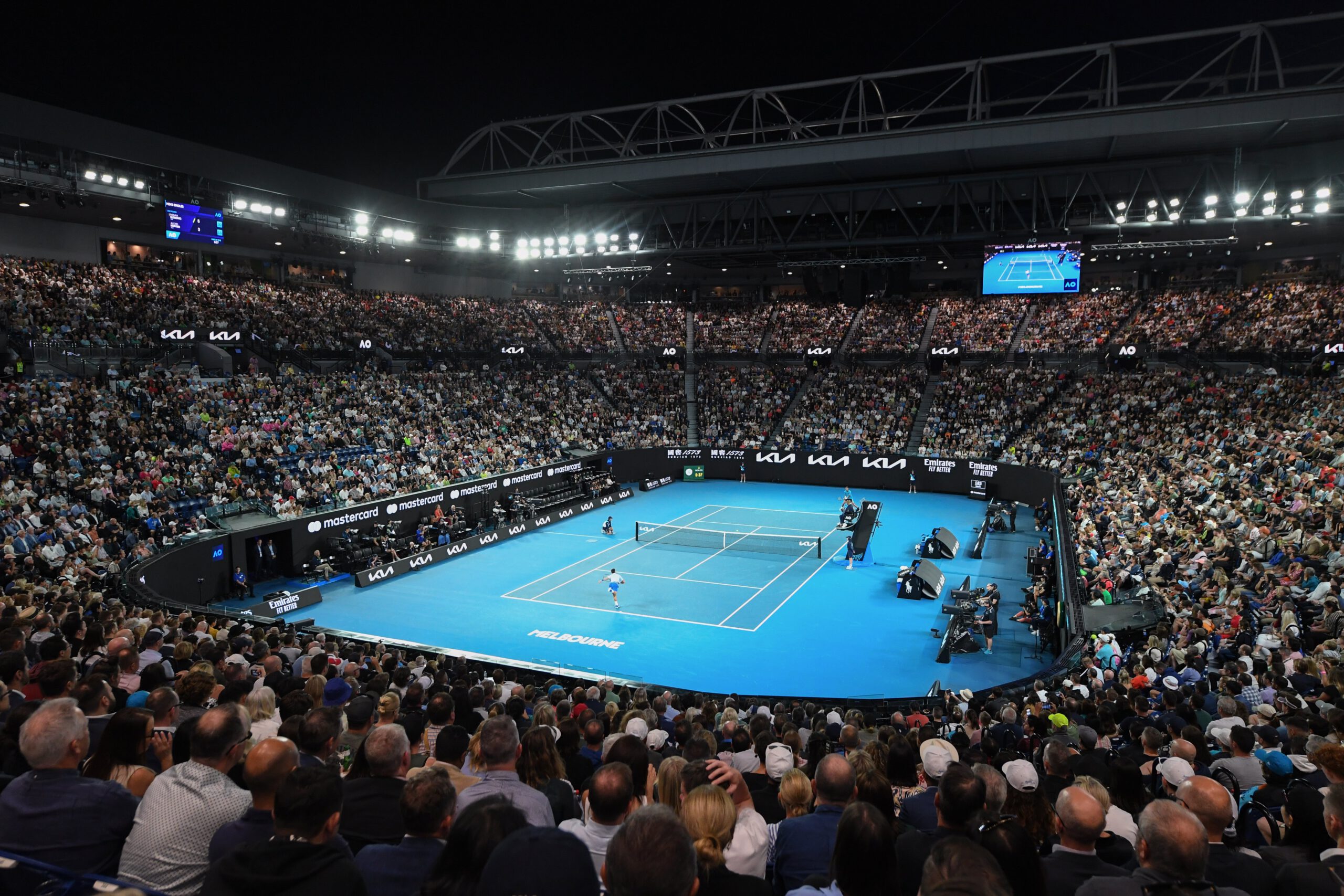A general view on Rod Laver Arena