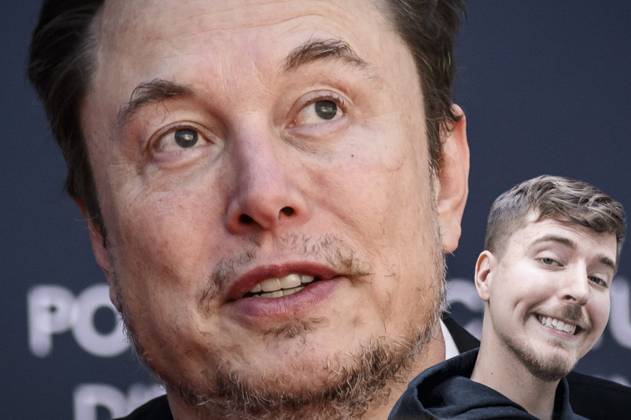 Elon Musk and MrBeast