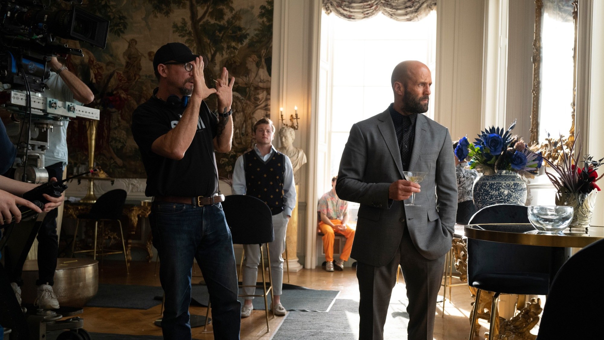 David Ayer directs Jason Statham in "The Beekeeper."