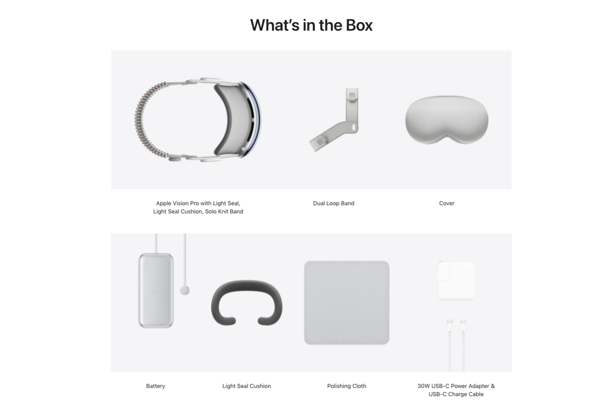 Apple Vision Pro box