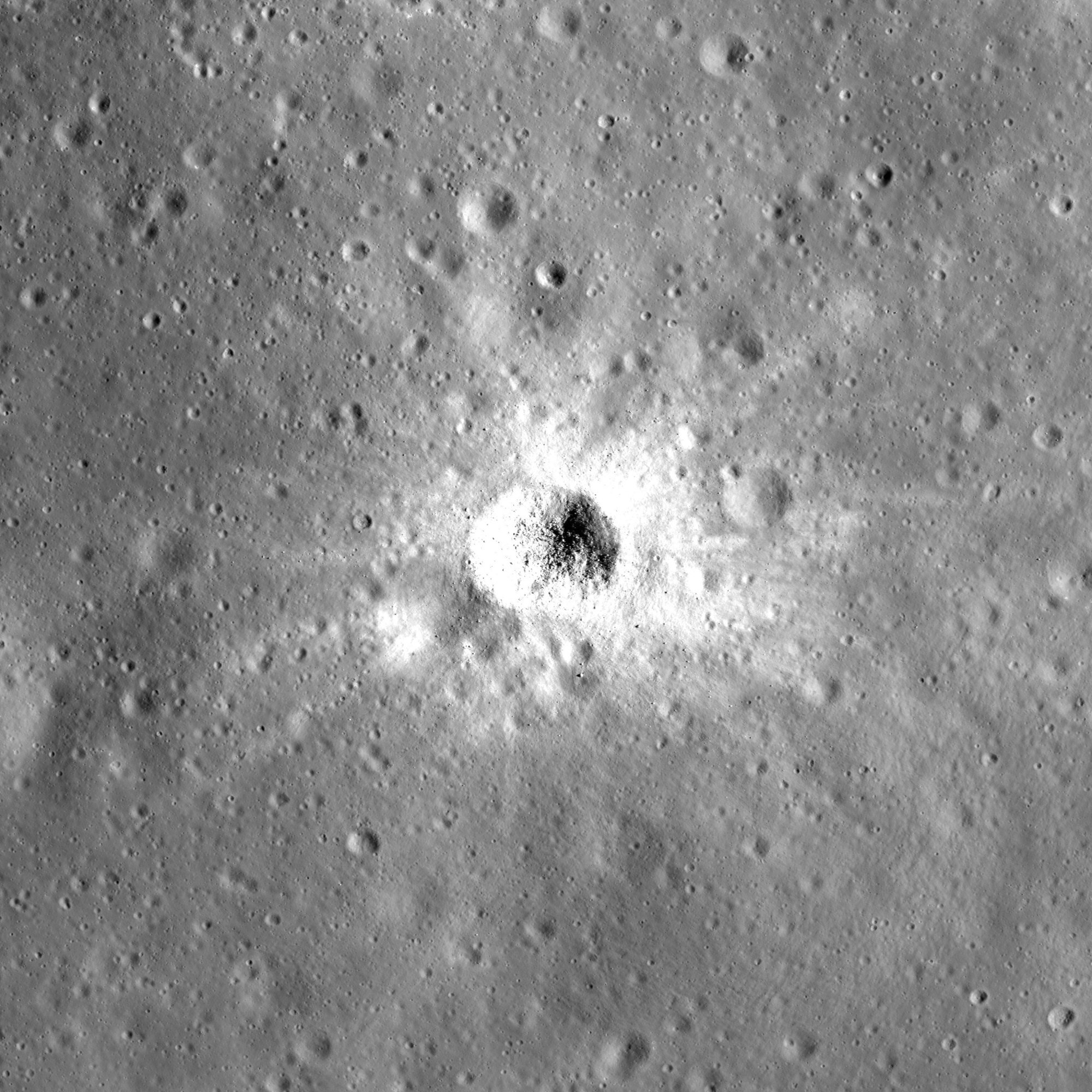 Shioli Crater on the moon