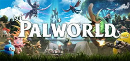title art for the video game 'Palworld' 
