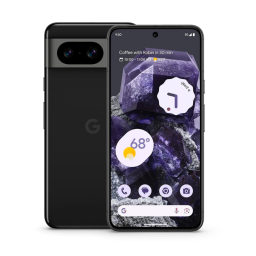 Google Pixel 8 on white background