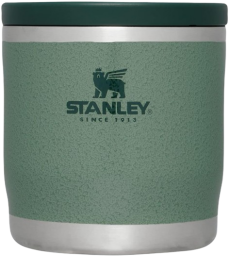 a green Stanley Adventure To Go Insulated Food Jar on a white background