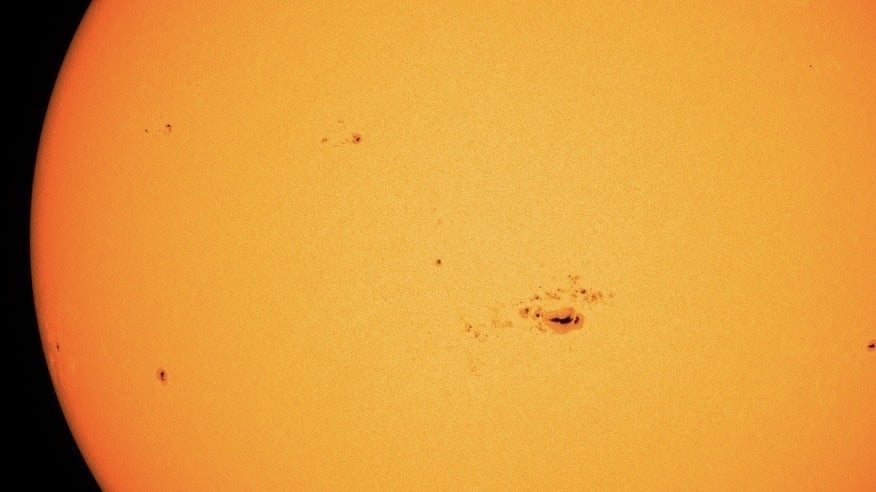 NASA observing sunspots on the sun