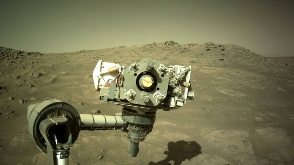 The Perseverance rover is exploring Mars' Jezero Crater, a dried-up river delta.