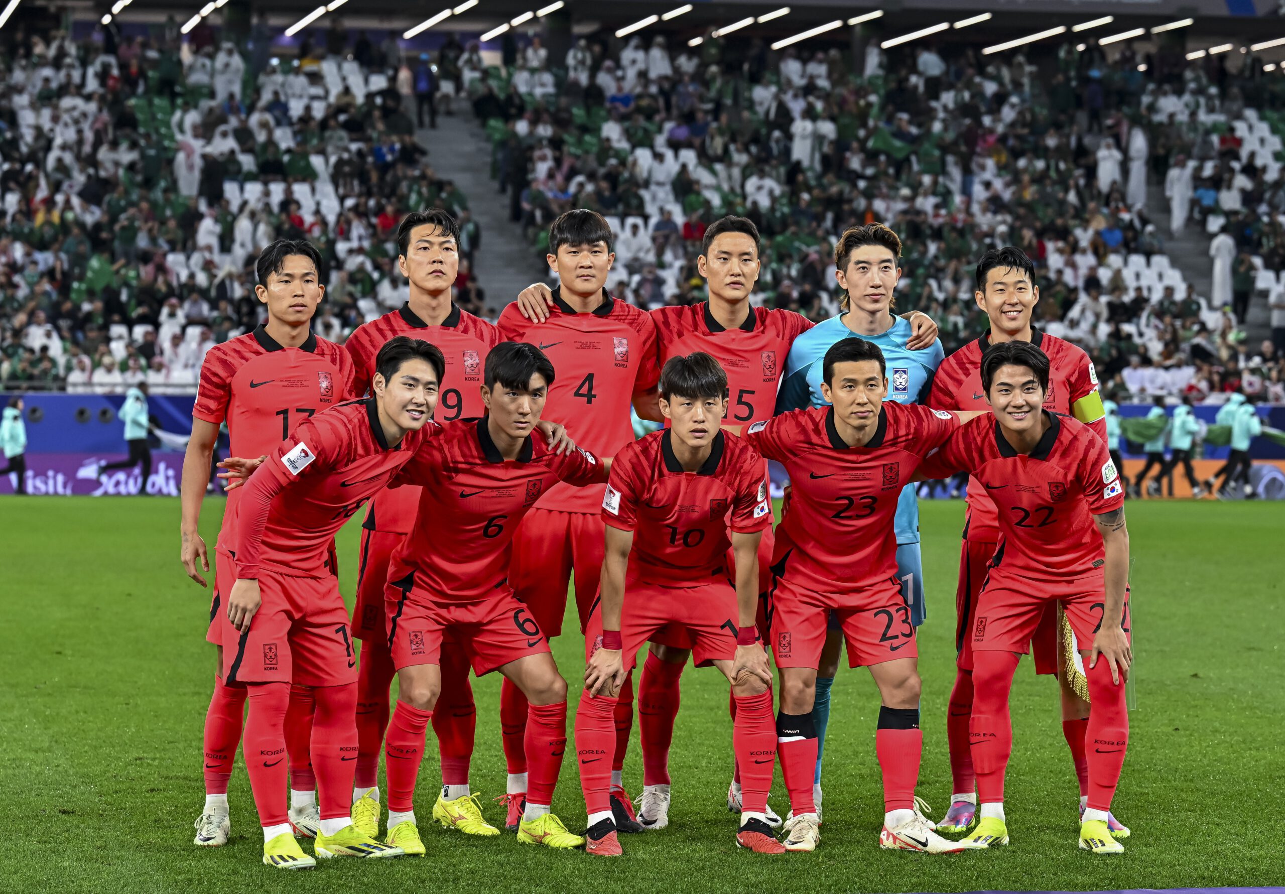 The South Korea national team players