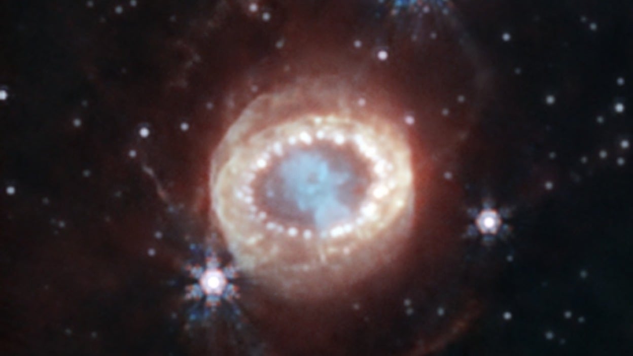 Webb telescope peering into supernova remnant