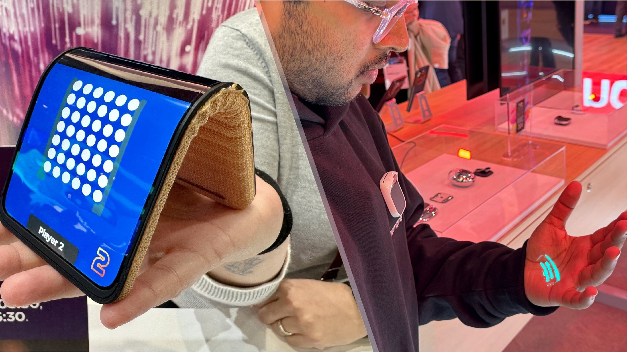 MWC 2024 wild tech, including a bendable phone and Ai Pin