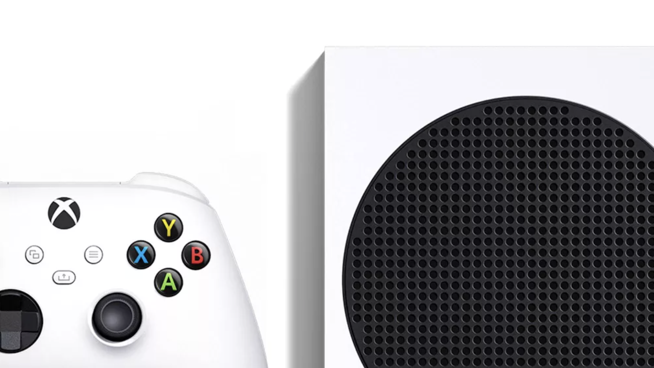 Xbox Series S next to Xbox controller