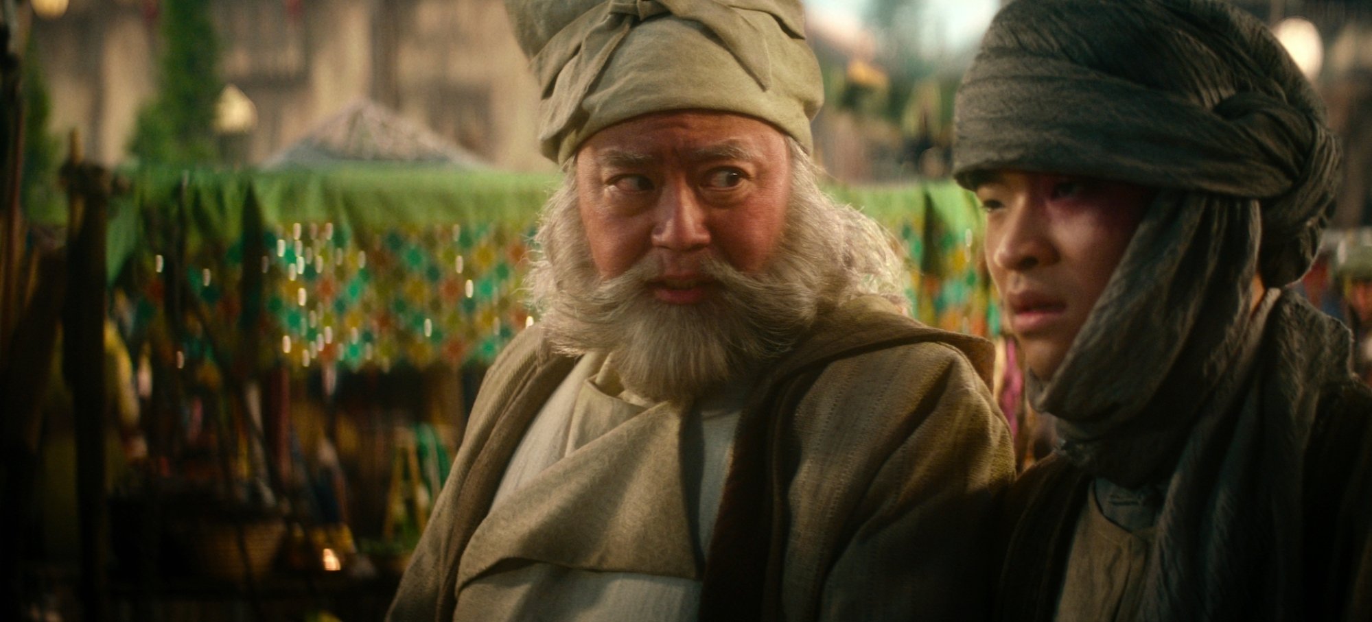 Uncle Iroh (Paul Sun-Hyung Lee) and Prince Zuko (Dallas James Liu) in Netflix's "Avatar: The Last Airbender."