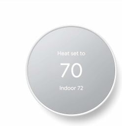 Google Nest smart thermostat