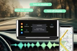 car display and smartphone