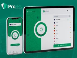 iProVPN smartphone and tablet interfafce