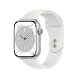 45mm apple watch series 8 in silver