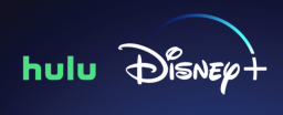 Disney+ and Hulu logos side by side