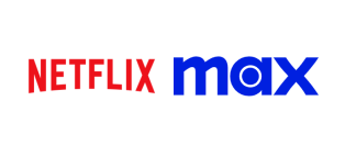 Netflix and Max logos side by side