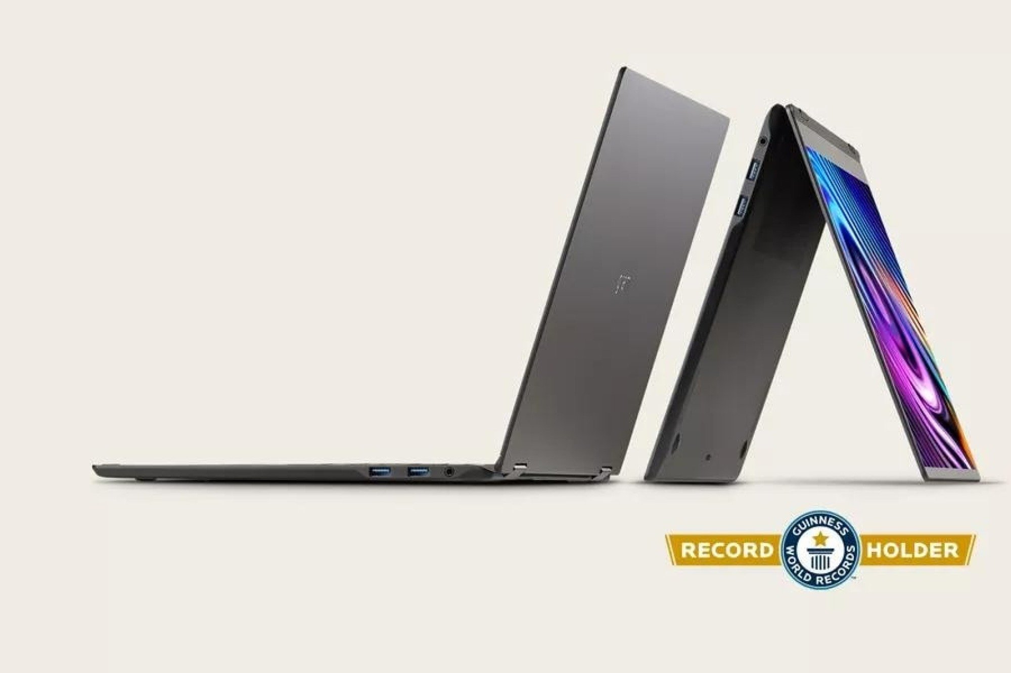 LG Gram Pro 2-in-1 with Guinness World Record badge