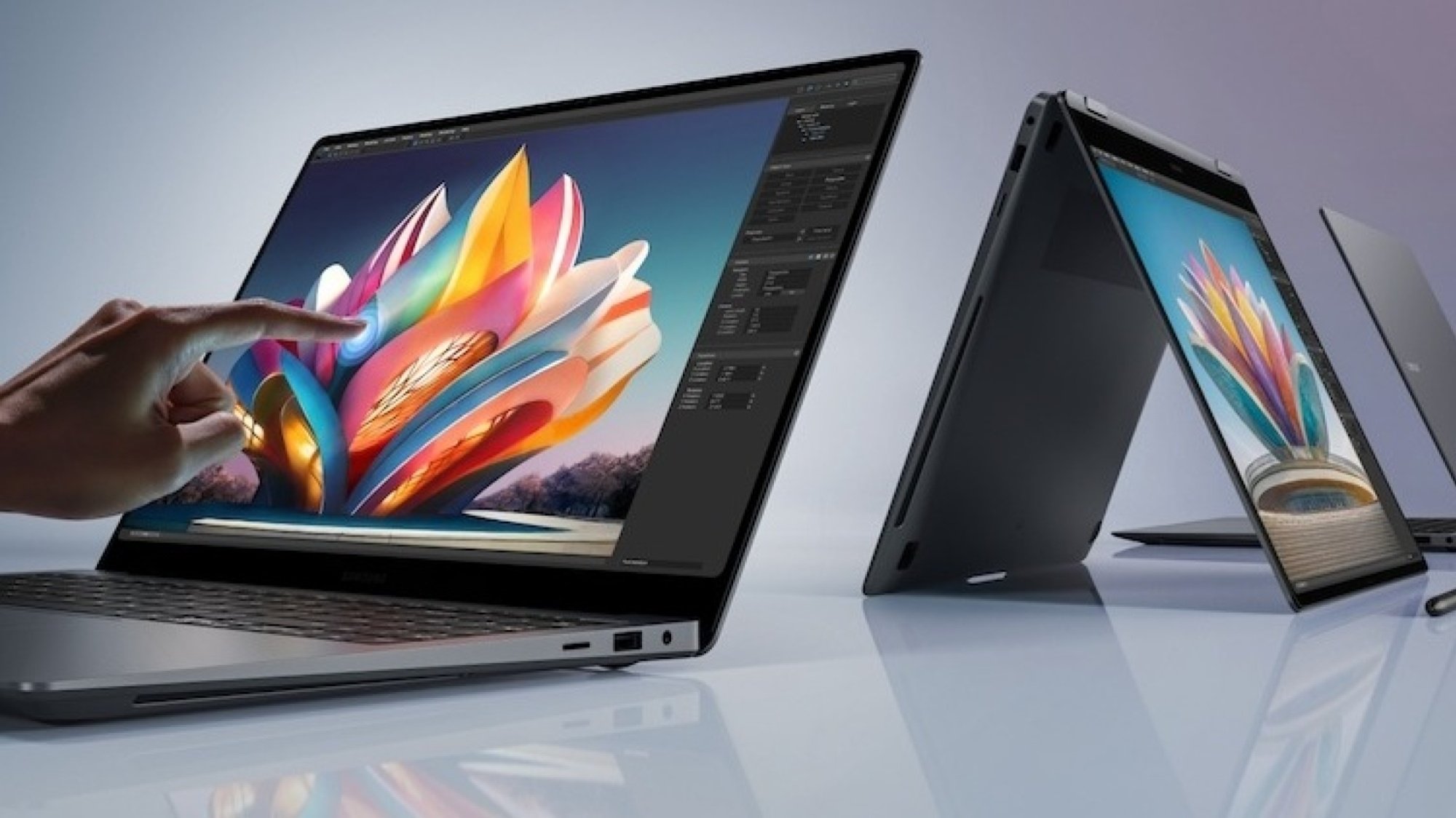 The new Galaxy Book 4 series, including an 360 model and an Ultra variant