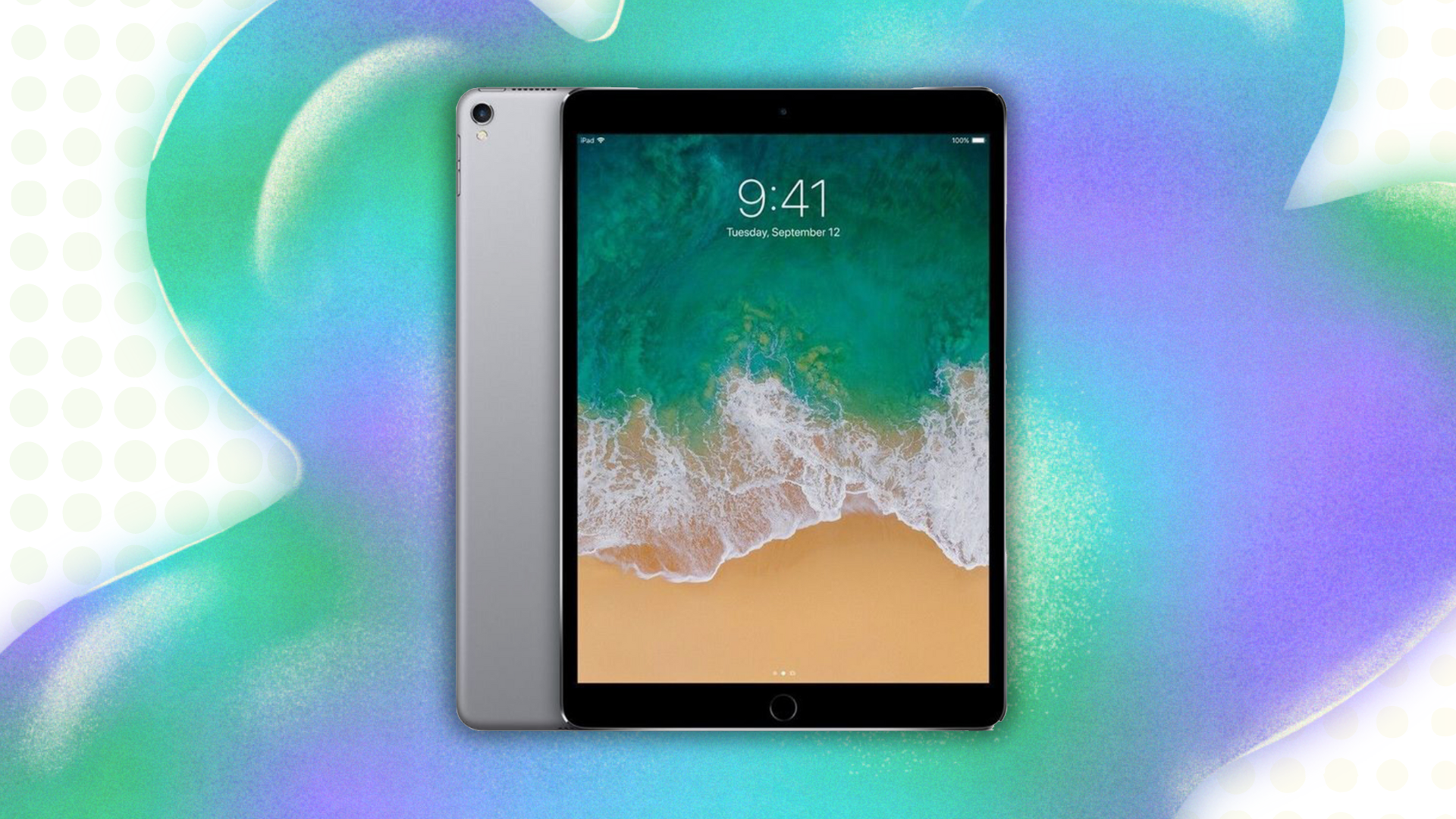 iPad Pro front and back