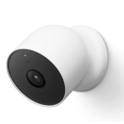Google Nest Cam (Outdoor or Indoor) on white background
