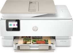 White wireless HP printer
