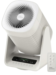 a coway air purifier with a fan
