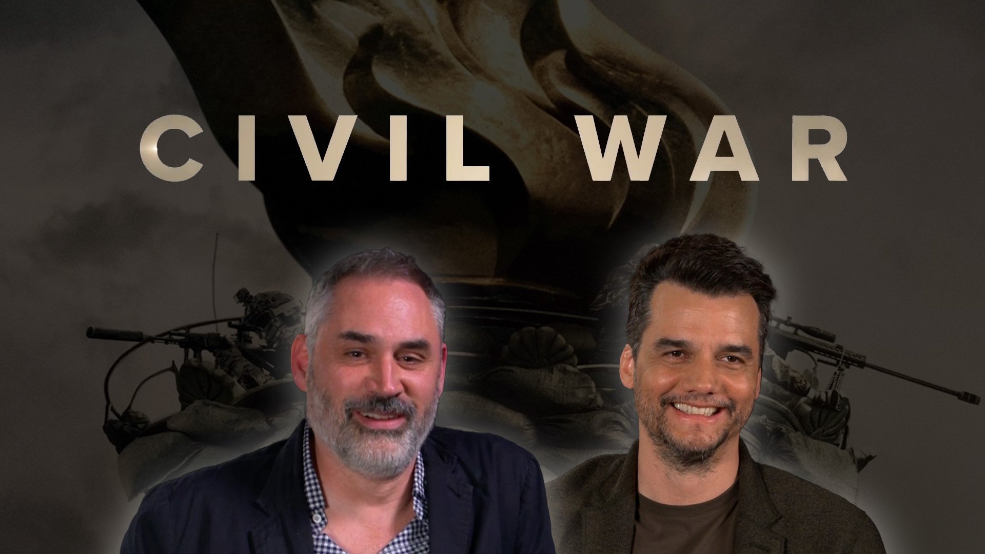 Alex Garland and Wagner Moura of Civil War