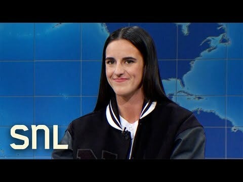 Caitlin Clark on 'SNL' Weekend Update