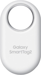 a white samsung galaxy smarttag2 on a white background