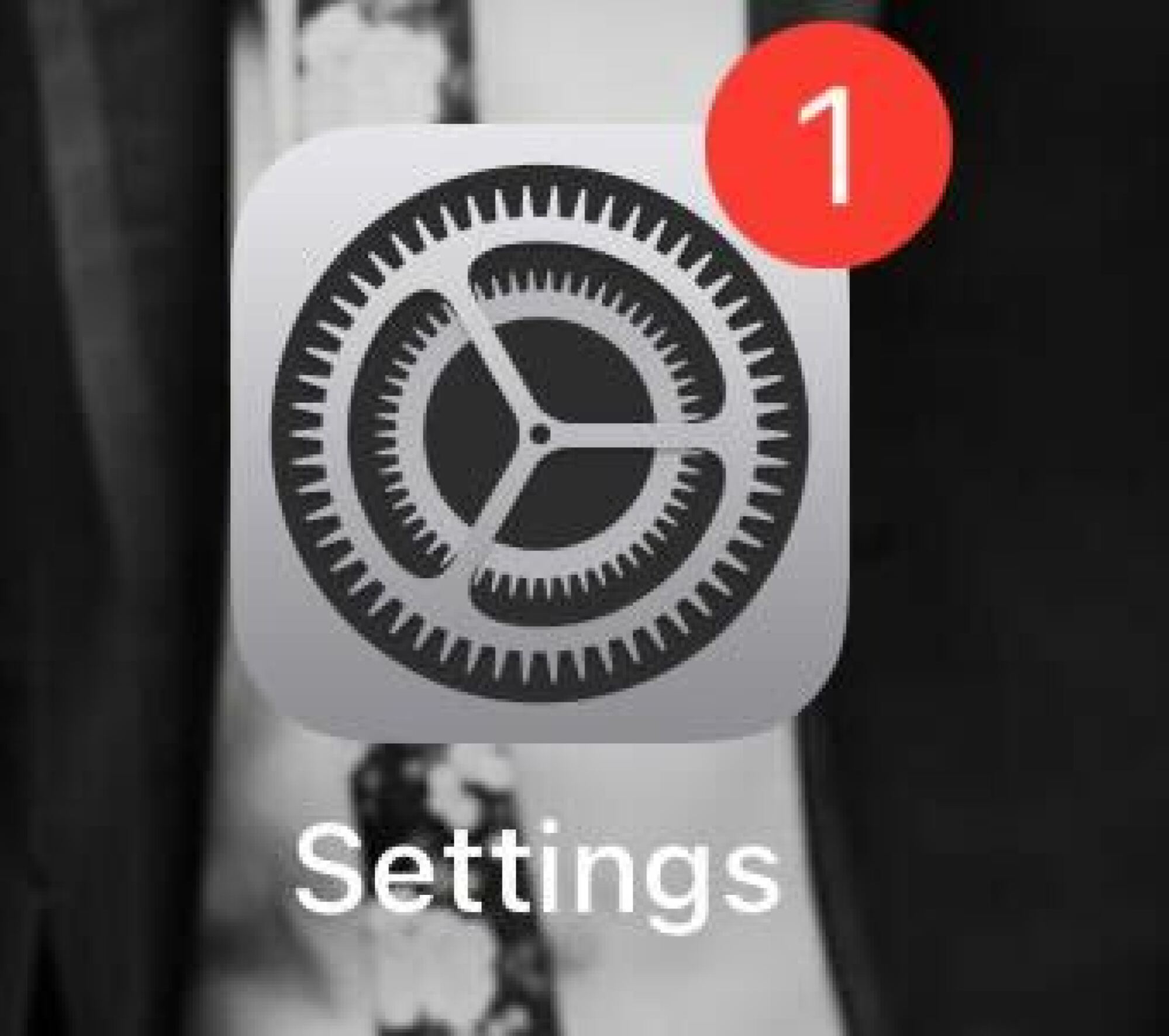 gear icon for setting on iphone