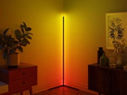 LED lamp with red, yellow and orange light