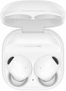 a white pair of samsung galaxy buds 2 pro on a white background