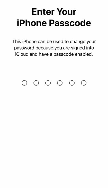 iphone screen asking you to enter apple passcode
