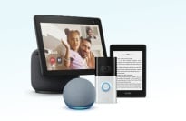 several amazon devices including kindle and ring doorbell
