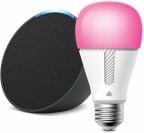Echo Pop with smart bulb