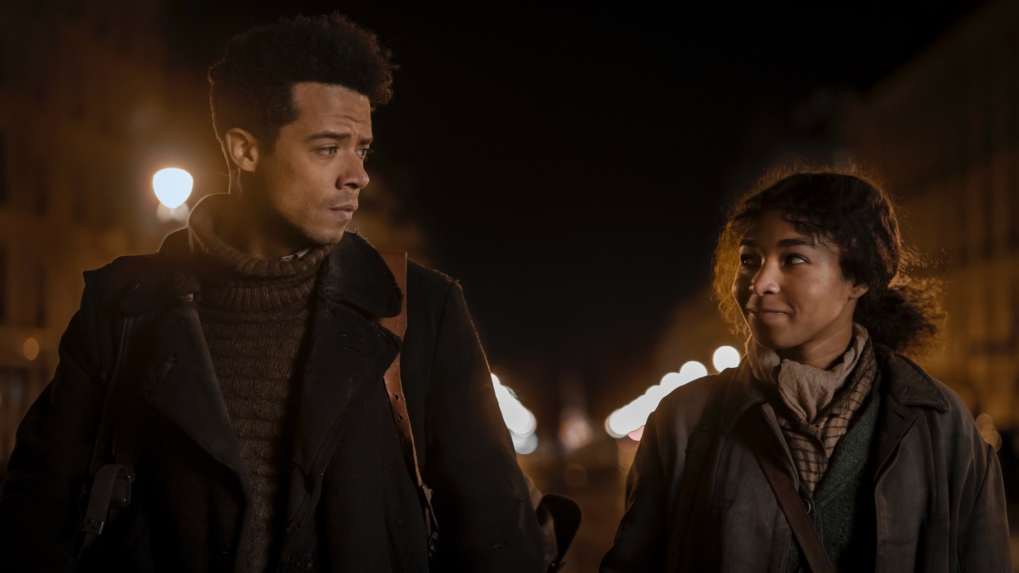 Delainey Hayles and Jacob Anderson reach Paris as Claudia and Louis in "Interview with the Vampire: Part II."