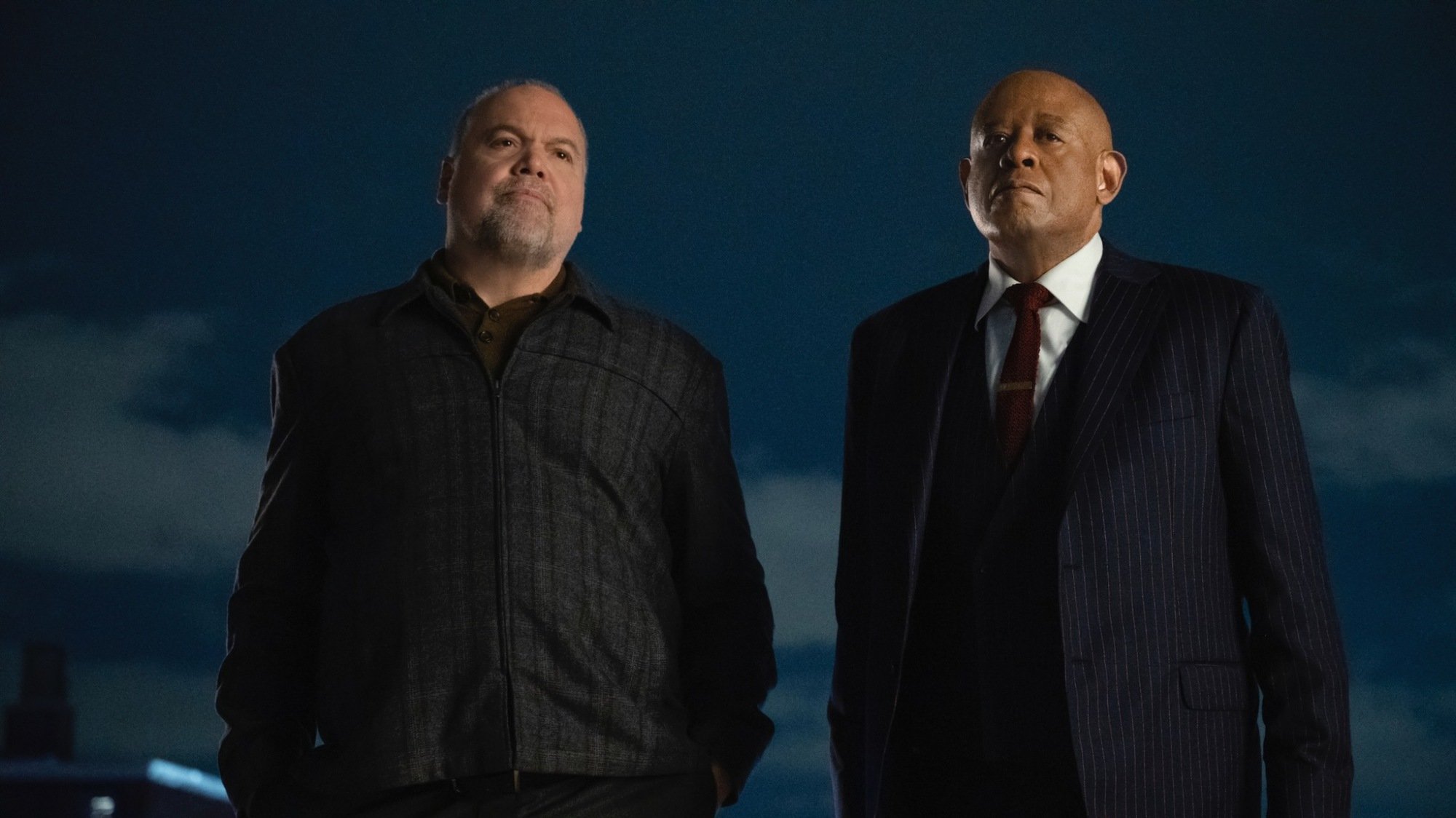Forest Whitaker and Vincent D’Onofrio in "Godfather of Harlem." 