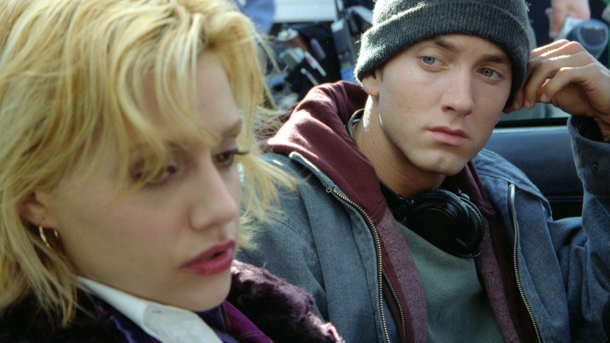 Brittany Murphy and Eminem in "'8 Mile."
