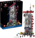 lego spiderman daily bugle set with tower and box