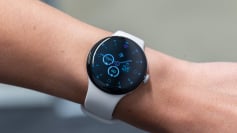 google pixel watch 4 on wrist