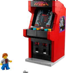 red arcade machine set