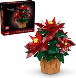 Lego Icons Poinsettia set and box