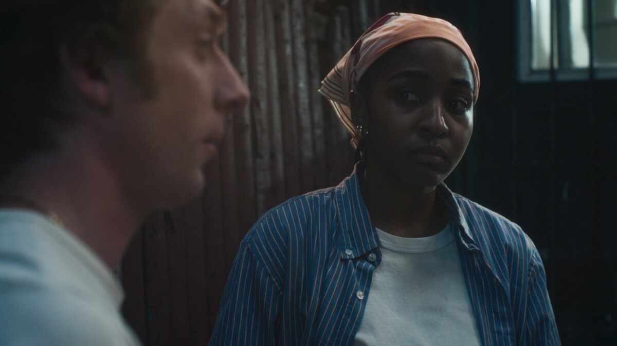 Jeremy Allen White and Ayo Edebiri in "The Bear."