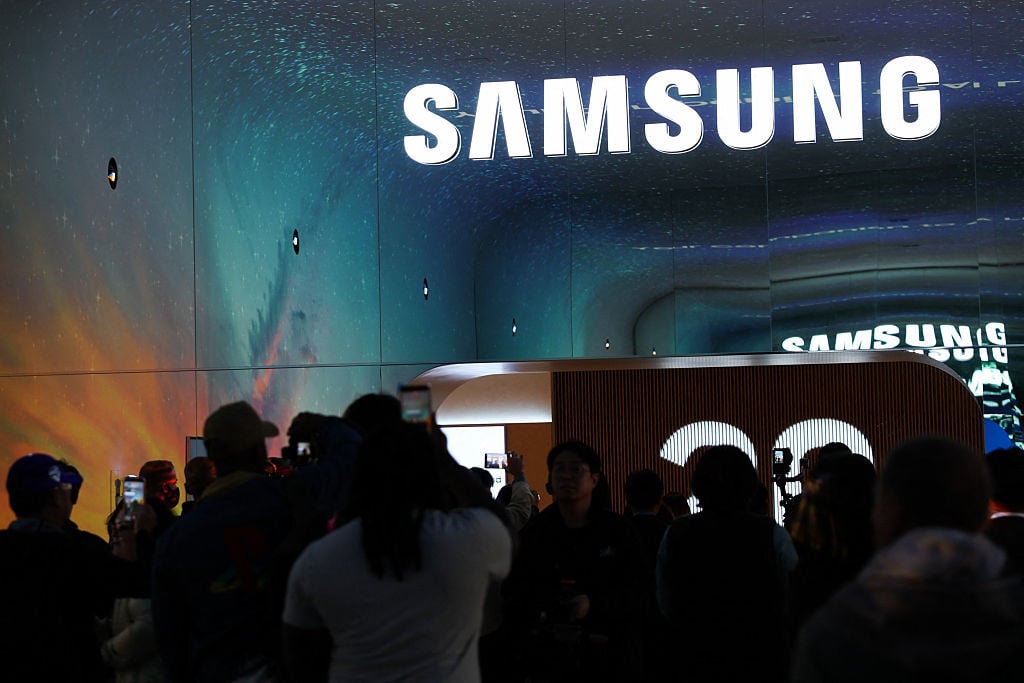 Samsung logo at CES 2026