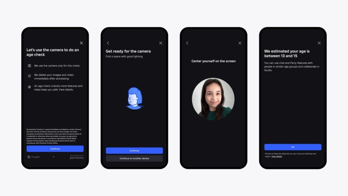 Roblox age verification